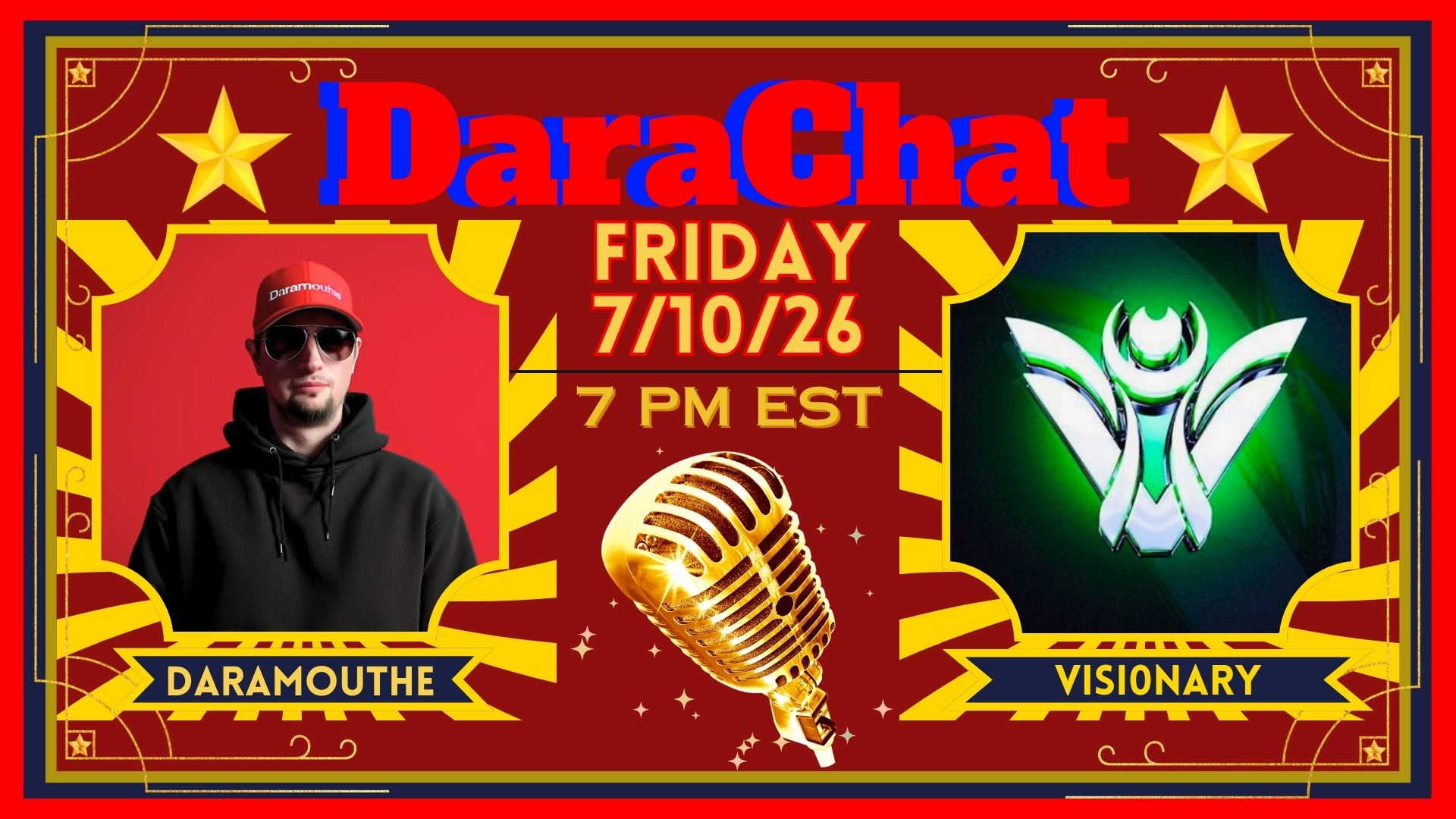 DaraChat: Pay-it-Forward #107 with special guest Visi0nary
